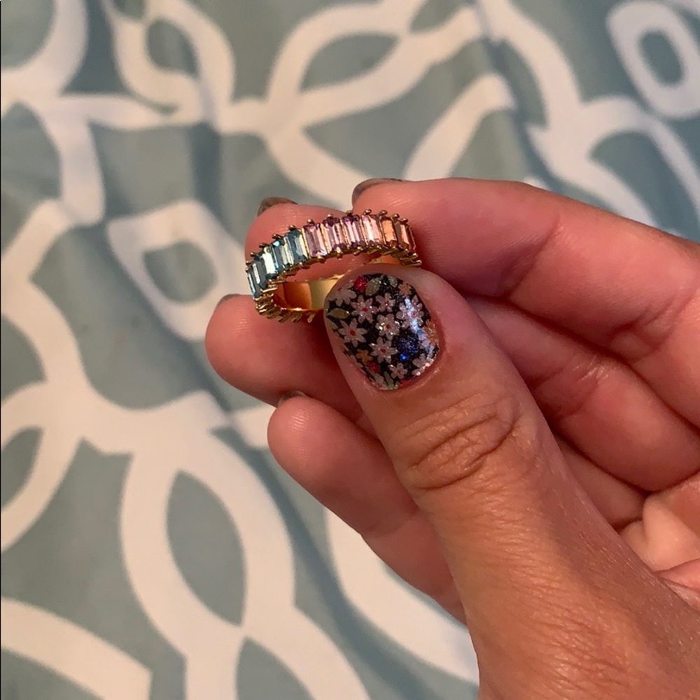 BaubleBar Rainbow Mini Alidia Ring